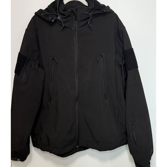 ROTHCO SPECIAL OPS SOFT SHELL TACTICAL JACKET -  MENS -  LARGE -  BLACK - Picture 1 of 9